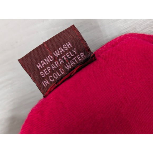 Jackpot Kaftan Womens One Size Red & White Batik Batwing Sleeve Embroidered Boho - Picture 9 of 10